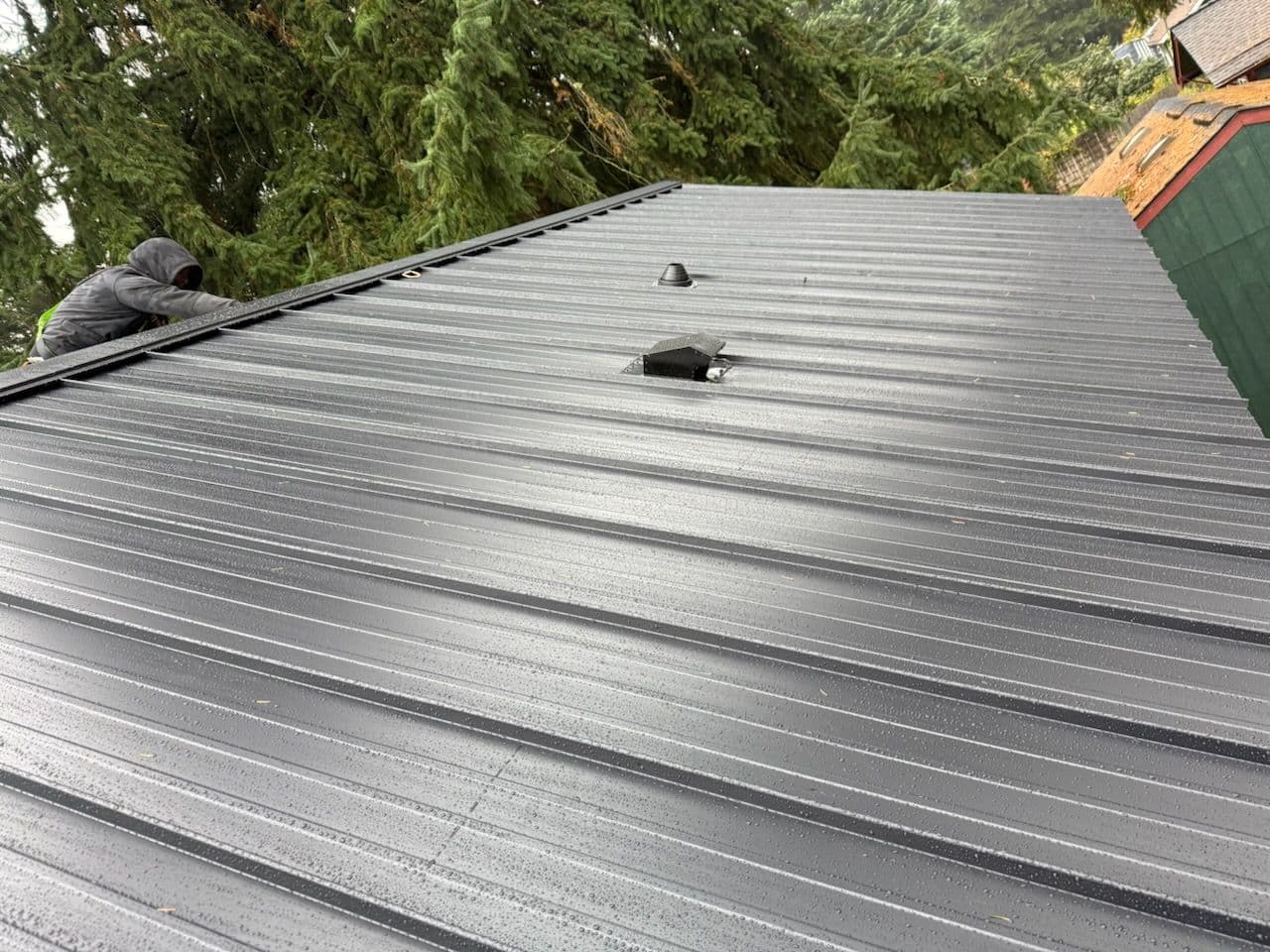 Durable Metal Roofing Installation image
