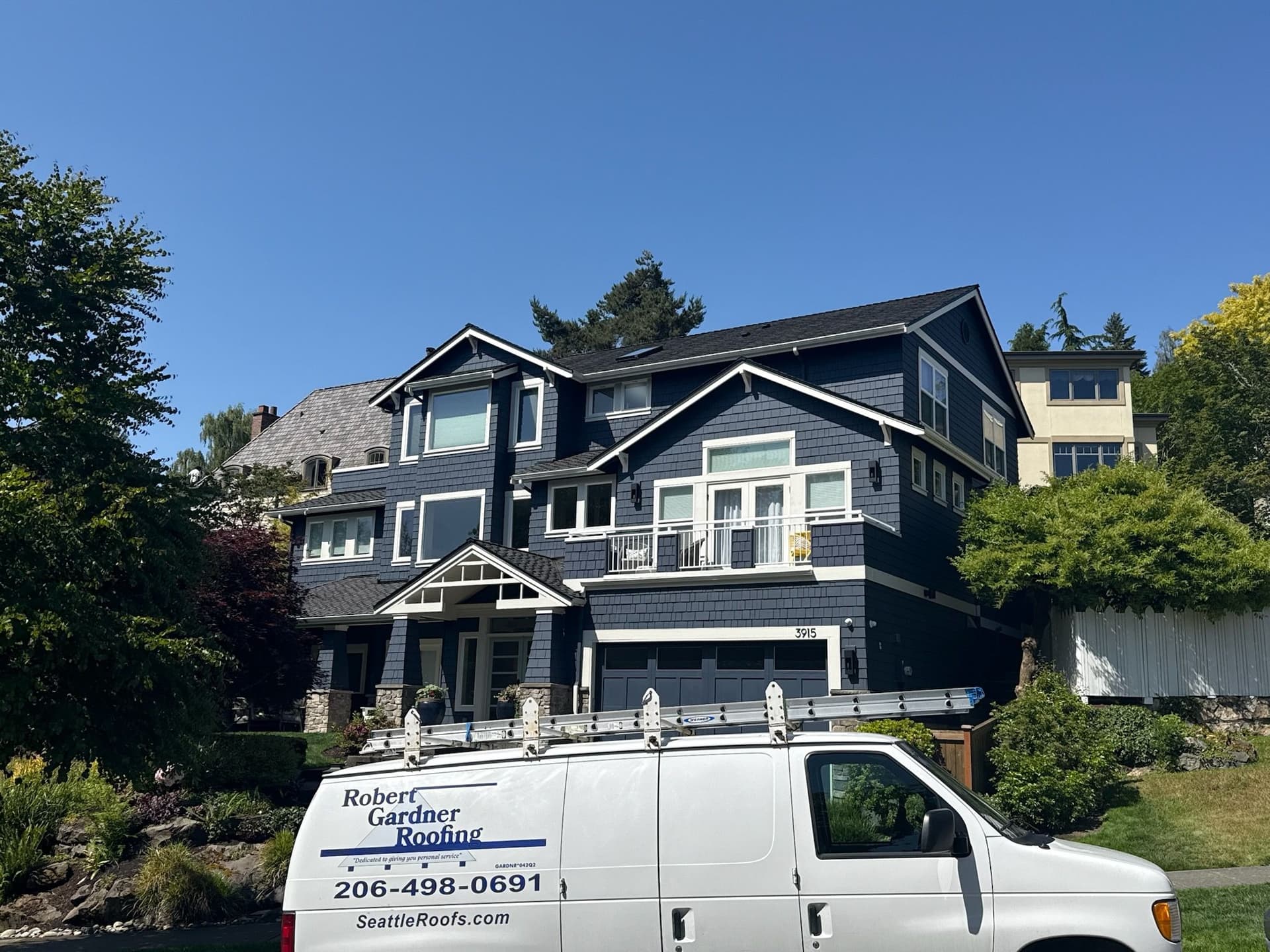 Owens Corning TL Presid. Roof in Shadow Grey