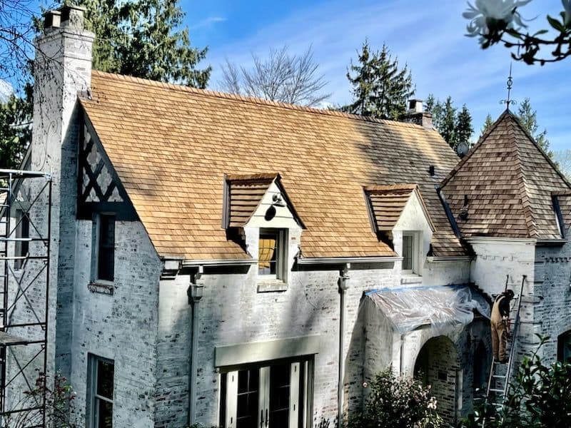 Gallery photos for Elegant Cedar Shake Roof Transformation Seattle: Image #1