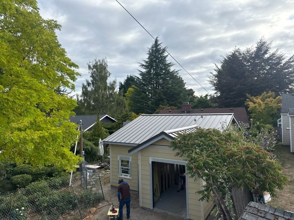 Beautiful Metal Roof Transformation for Seattle Home image
